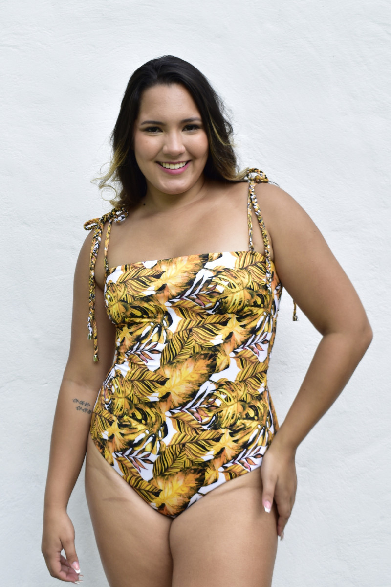 One Piece Strapless Efecto Control Abdomen Eva Sunshine