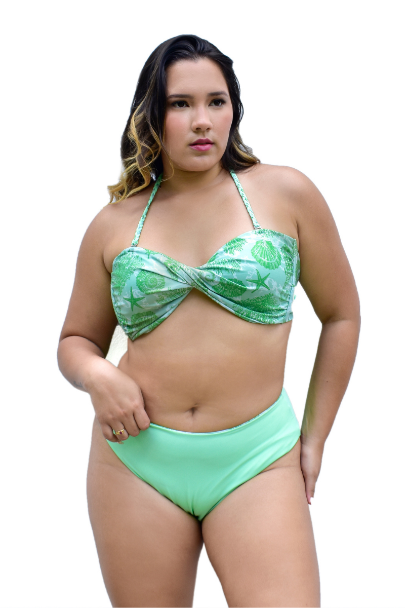 Set Bikini Milca: Estilizar Tu Figura. Control Suave Y Strapless